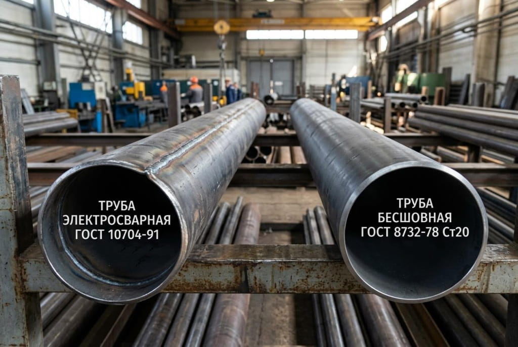 Бесшовные и электросварные трубы